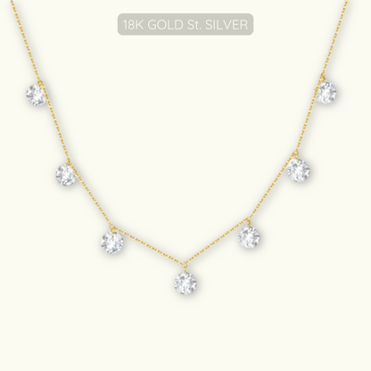 Elizabeth Necklace - 18k Gold Plated Sterling Silver