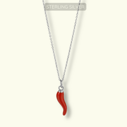 Chilli Necklace - Sterling Silver