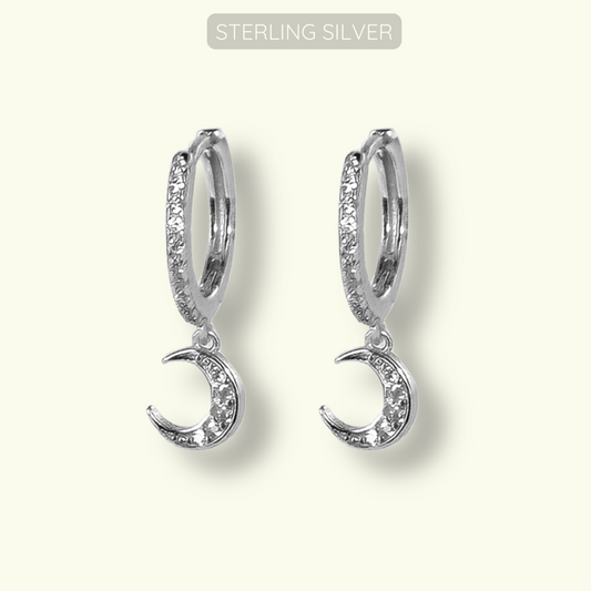 Luna Huggies - 925 Sterling Silver