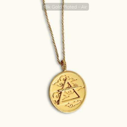 Element Necklace - 18k Gold Plated