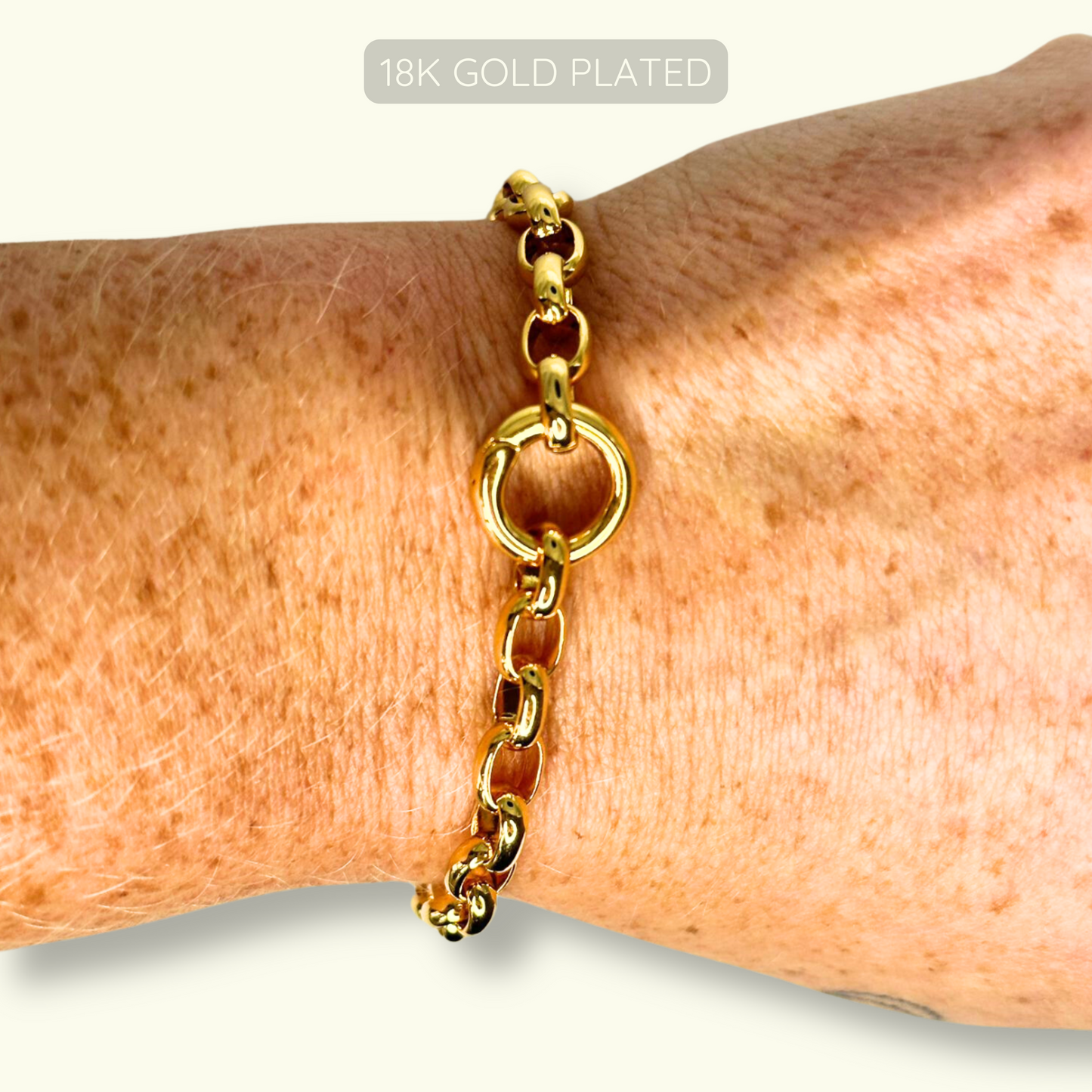 Verity Bracelet - 18k Gold Plated