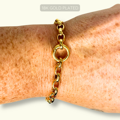 Verity Bracelet - 18k Gold Plated