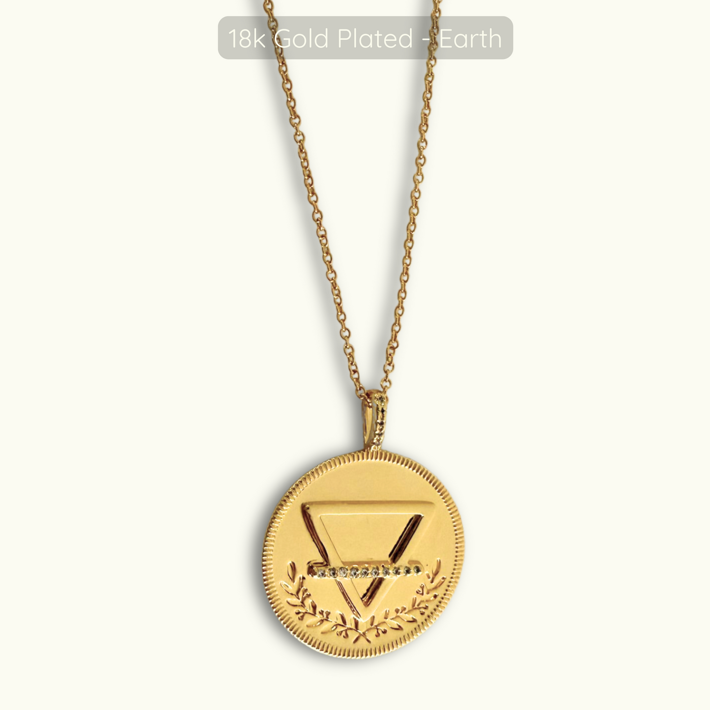 Element Necklace - 18k Gold Plated