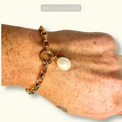 Verity Bracelet - 18k Gold Plated