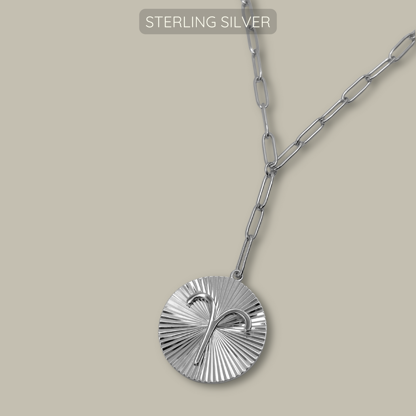 Symone Zodiac Necklace - 925 Sterling Silver