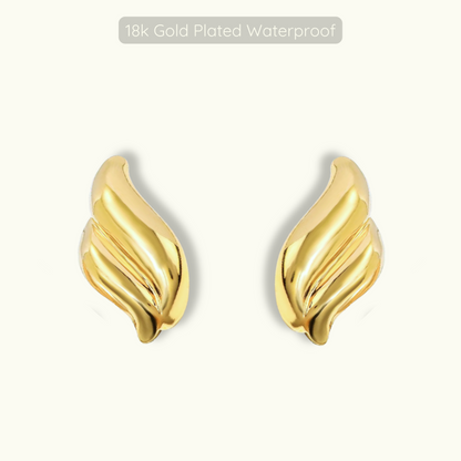 Athena Studs - 18k Gold Plated - Waterproof