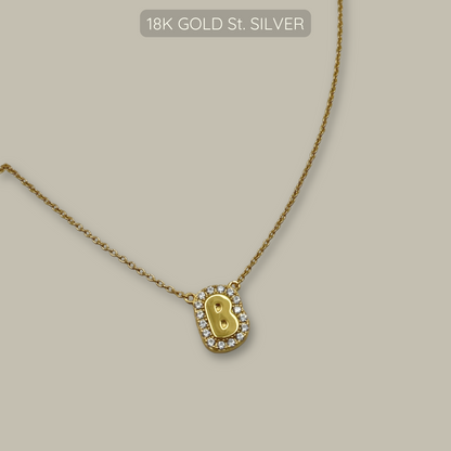 Alpha Necklace - 18k Gold Plated 925 Sterling Silver