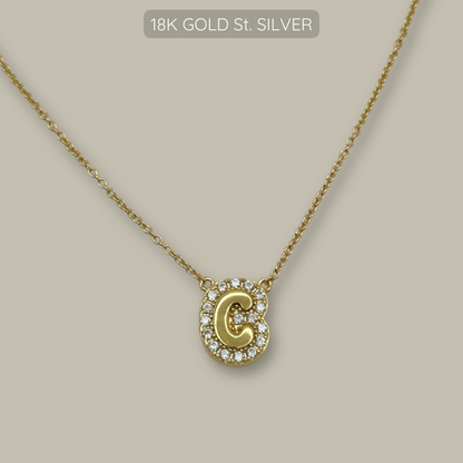 Alpha Necklace - 18k Gold Plated 925 Sterling Silver