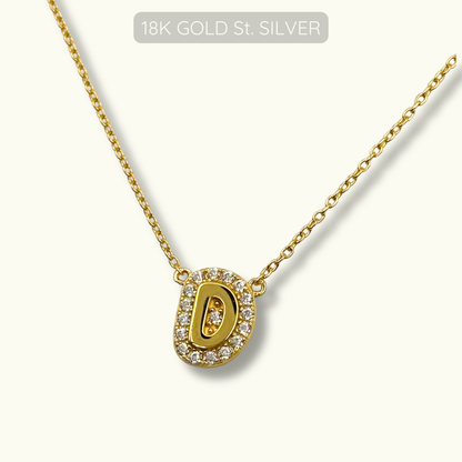 Alpha Necklace - 18k Gold Plated 925 Sterling Silver