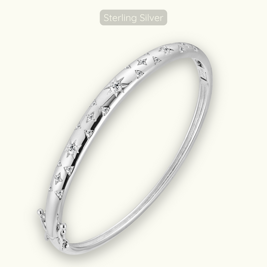 Destiny Bangle - 925 Sterling Silver