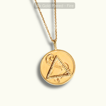 Element Necklace - 18k Gold Plated