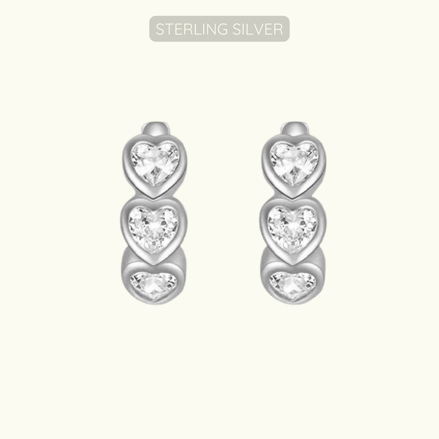 Jennifer Huggies - 925 Sterling Silver