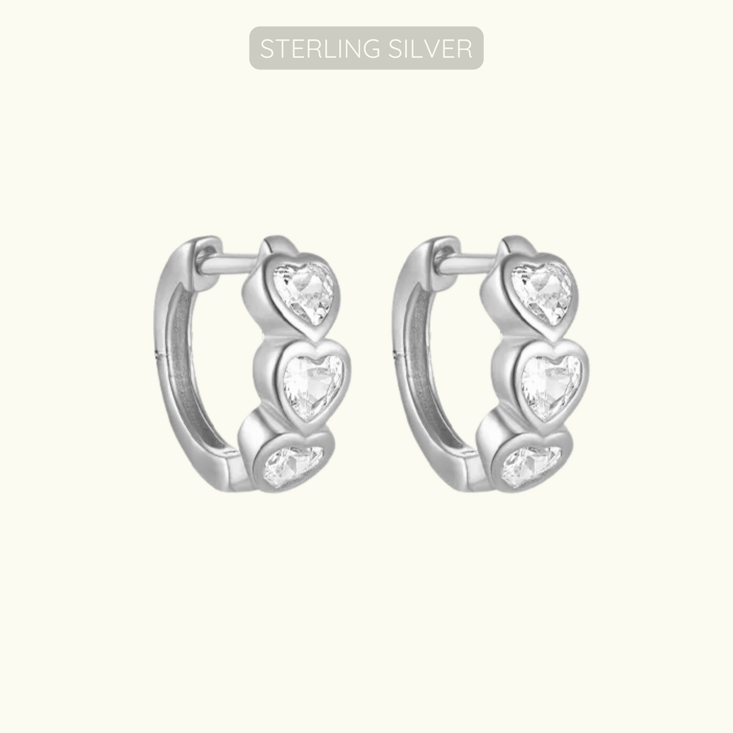 Jennifer Huggies - 925 Sterling Silver