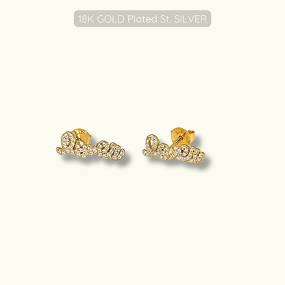 Juliet Studs - 18k Gold Plated 925 Sterling Silver