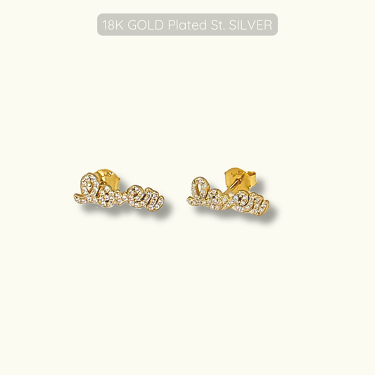 Juliet Studs - 18k Gold Plated 925 Sterling Silver