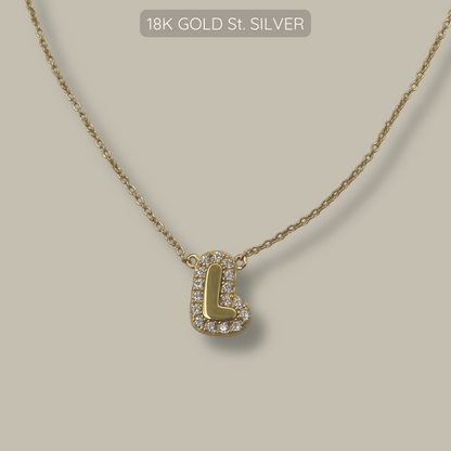 Alpha Necklace - 18k Gold Plated 925 Sterling Silver