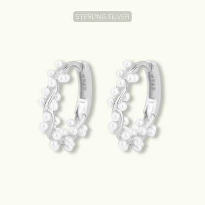 Margarite Hoops - 925 Sterling Silver