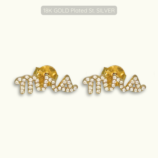 Missy Studs - 18k Gold Plated Sterling Silver