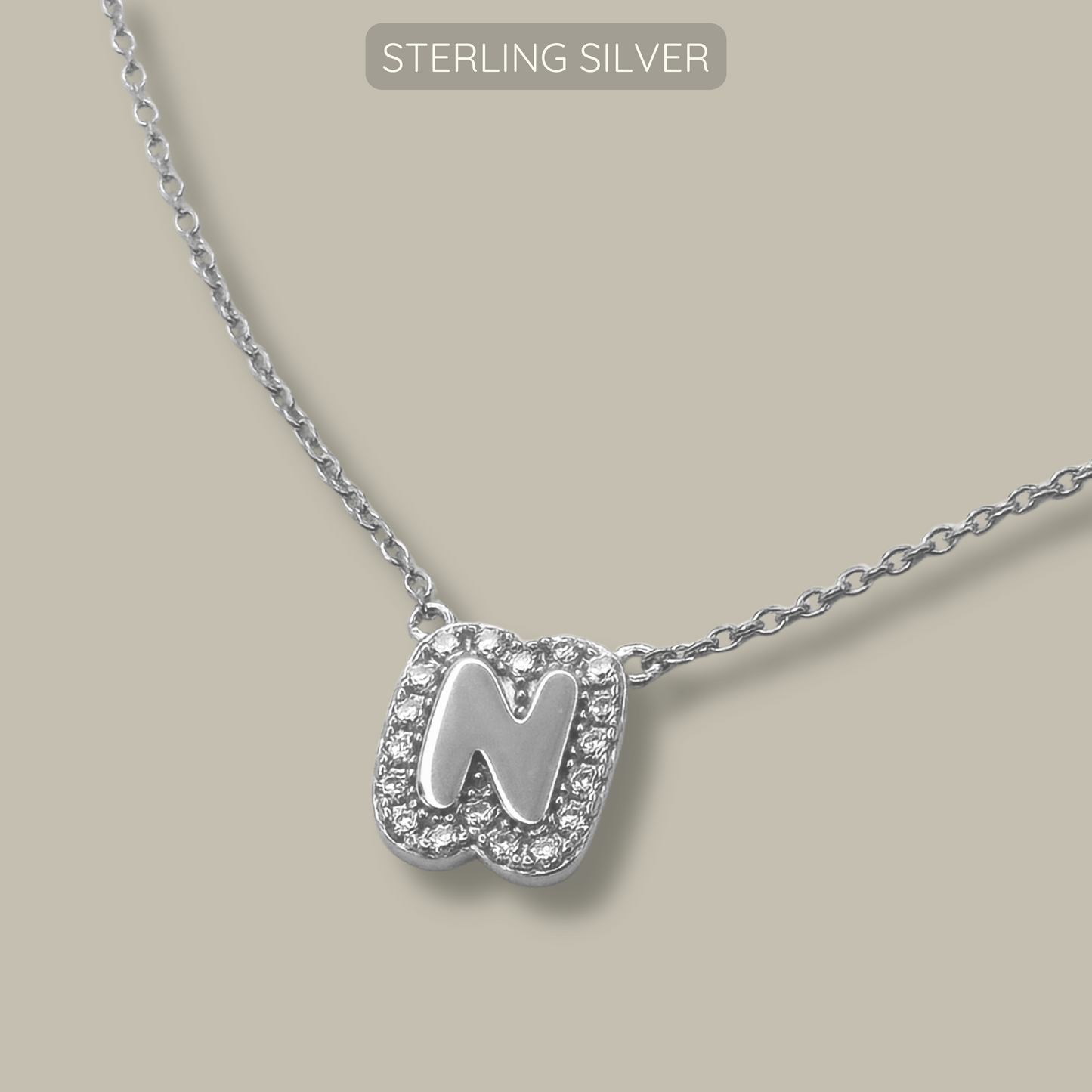 Alpha Necklace - 925 Sterling Silver