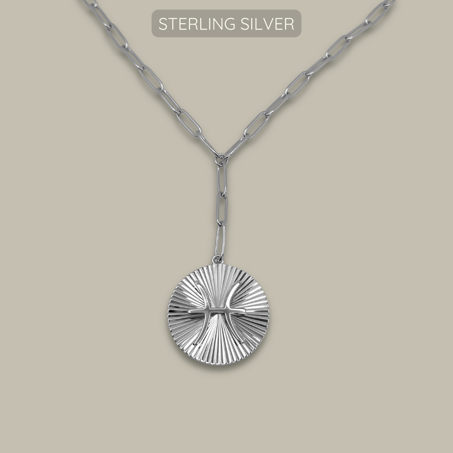 Symone Zodiac Necklace - 925 Sterling Silver