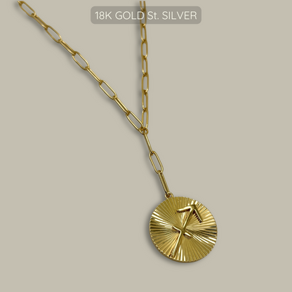 Symone Zodiac Necklace - 18k Gold Plated 925 Sterling Silver