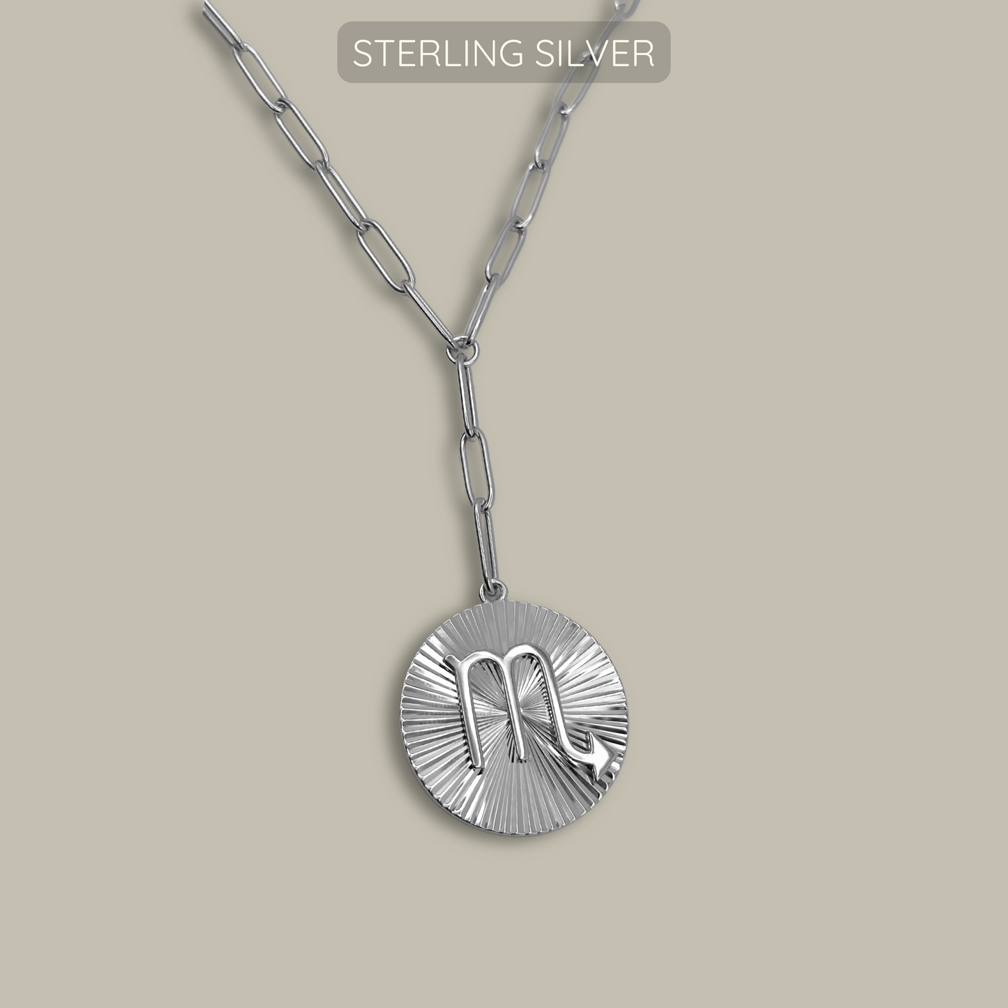 Symone Zodiac Necklace - 925 Sterling Silver