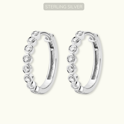 Sofia Hoops - 925 Sterling Silver