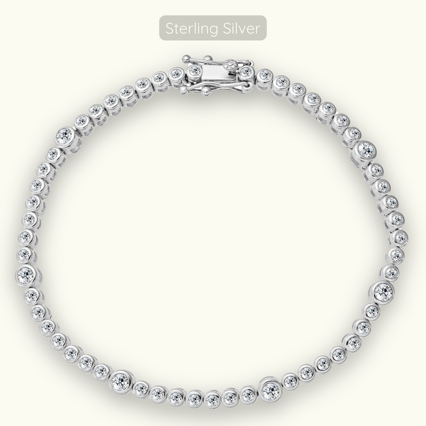 Sofia Tennis Bracelet - 925 Sterling Silver