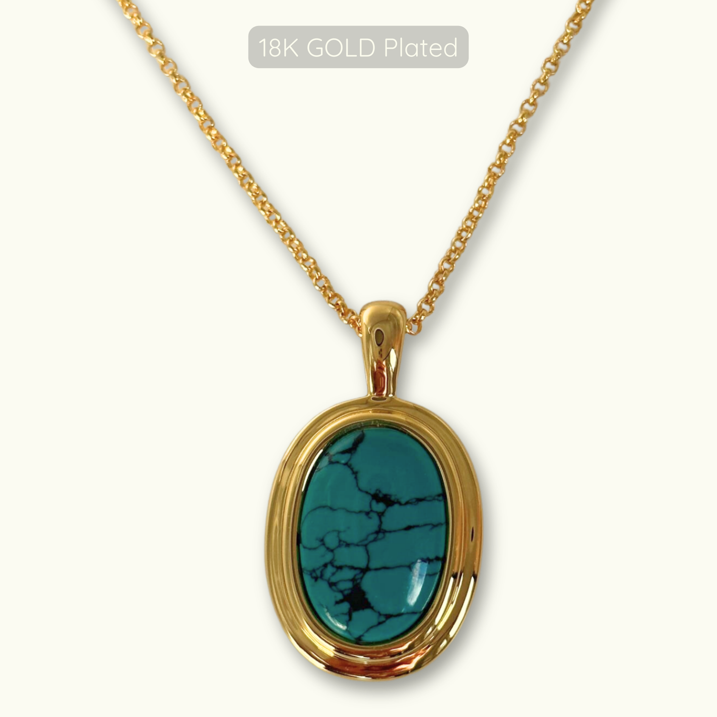 Stevie Necklace - 18k Gold Plated