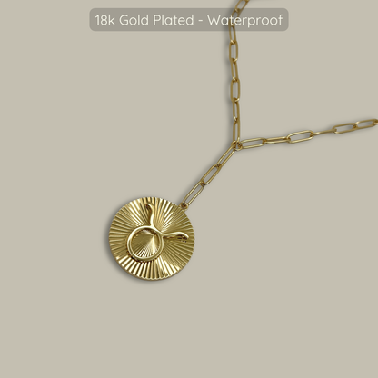 Symone Zodiac Necklace  - Waterproof - 18k Gold Plated, PVD Plated