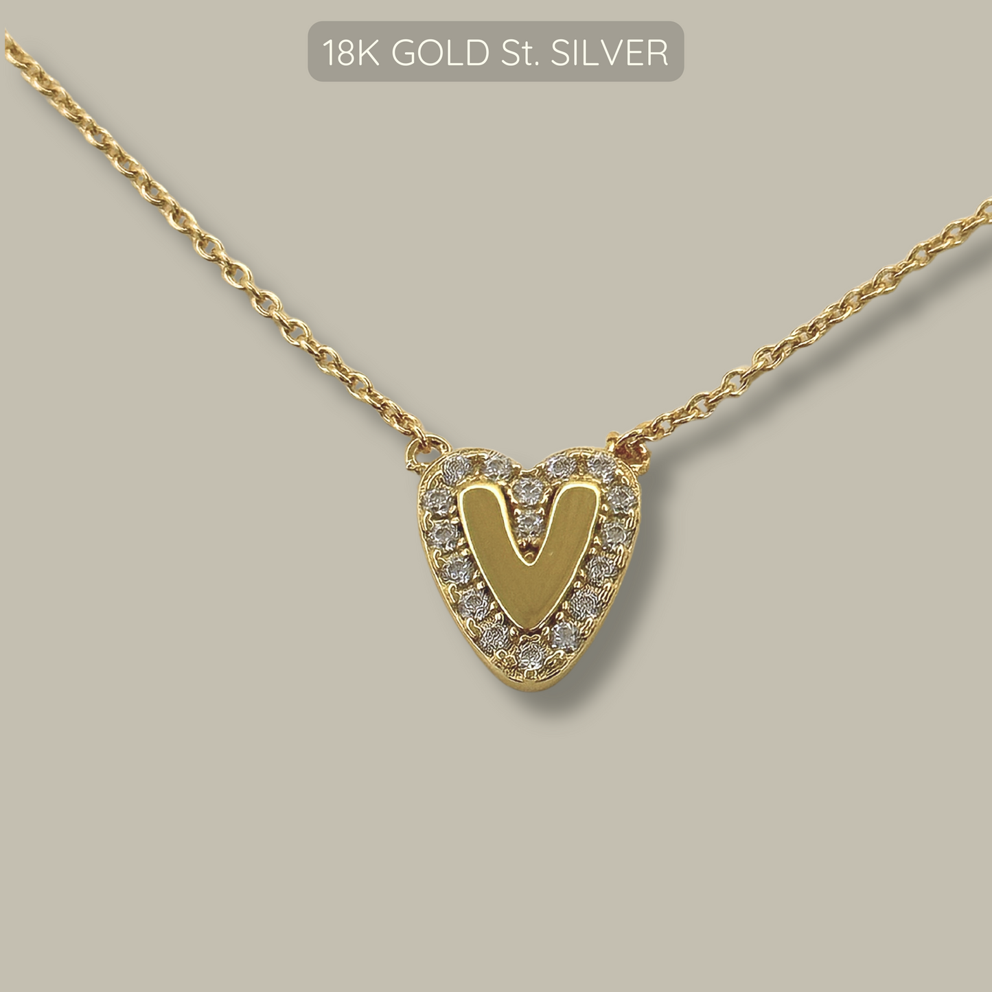 Alpha Necklace - 18k Gold Plated 925 Sterling Silver