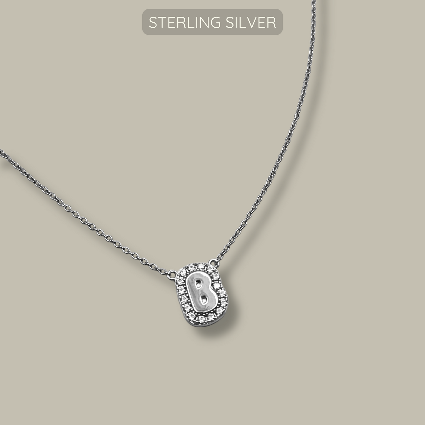 Alpha Necklace - 925 Sterling Silver