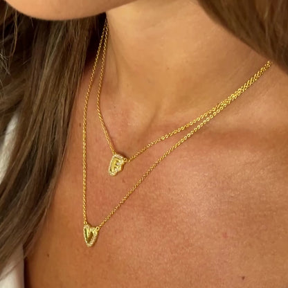 Alpha Necklace - 18k Gold Plated 925 Sterling Silver